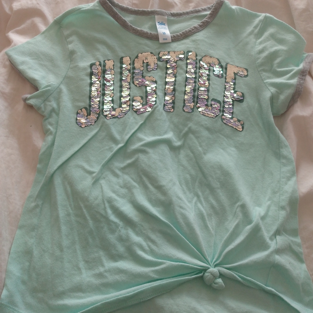 Tie front tee